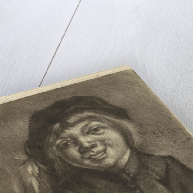 Boy with a bowl and a spoon by Jan de Groot