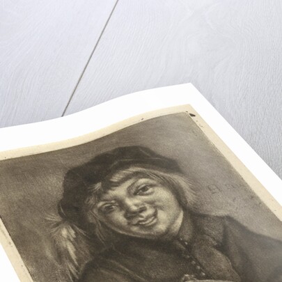 Boy with a bowl and a spoon by Jan de Groot