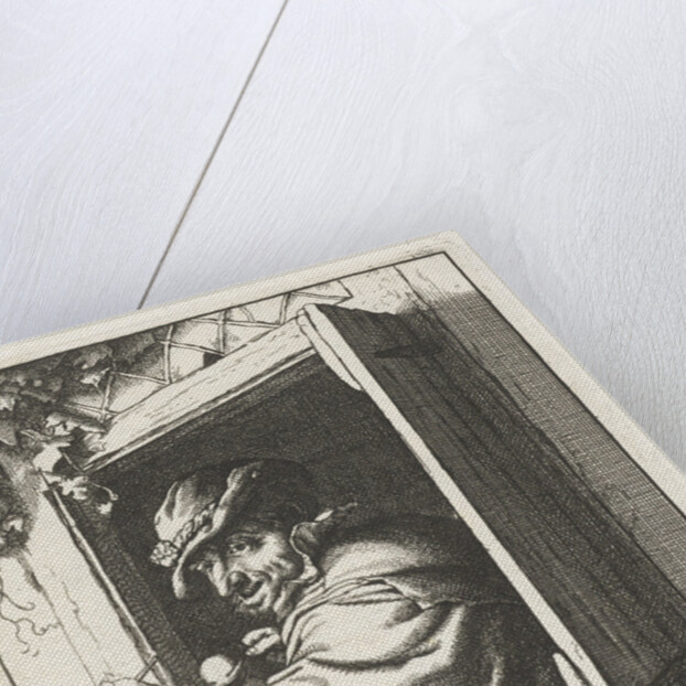 Smoking farmer by Abraham Bloteling