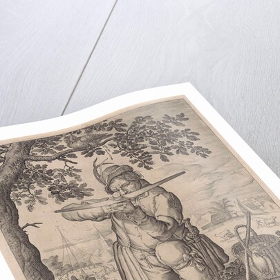 Man with a crossbow by Claes Jansz. Visscher II