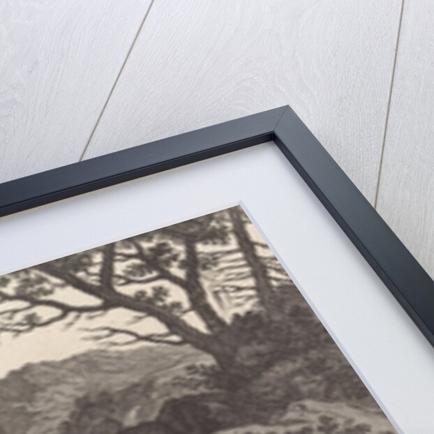 Mules on a road by Nicolaes Visscher I