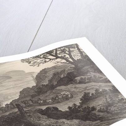 Mules on a road by Nicolaes Visscher I