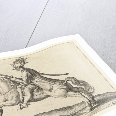 Horseman with harquebus, turned to the right by Zacharias Dolendo