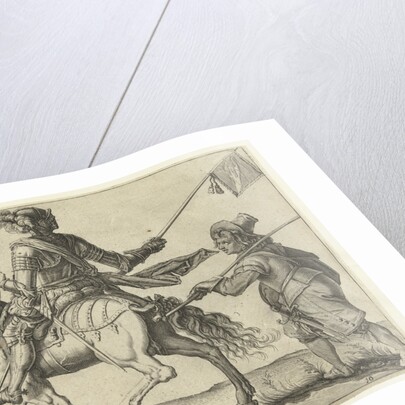 Rider with banner by Jacob de Gheyn II