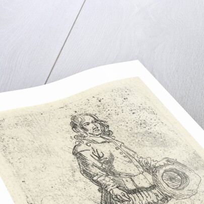 Man with his hat in hand by Anonymous