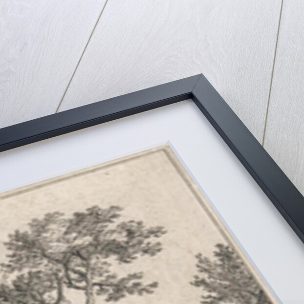 Farm and shepherd with sheep by Boëtius Adamsz. Bolswert