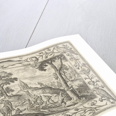 Wolf hunting by Eduwart van Hoeswinckel