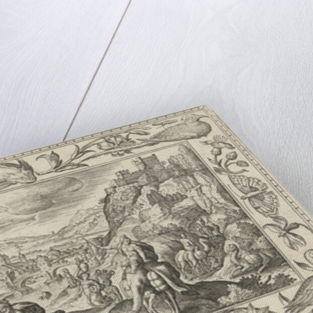 Rebecca and Eliezer at the Well by Eduwart van Hoeswinckel