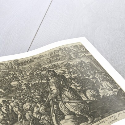 The death of Giovanni de Medici by Philips Galle