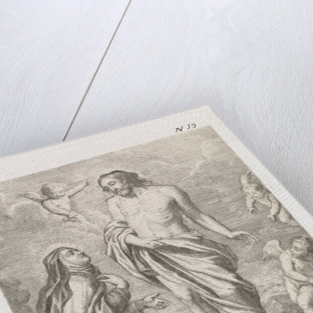 Christ and St. Teresa by Philippe Lambert Joseph Spruyt