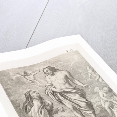 Christ and St. Teresa by Philippe Lambert Joseph Spruyt