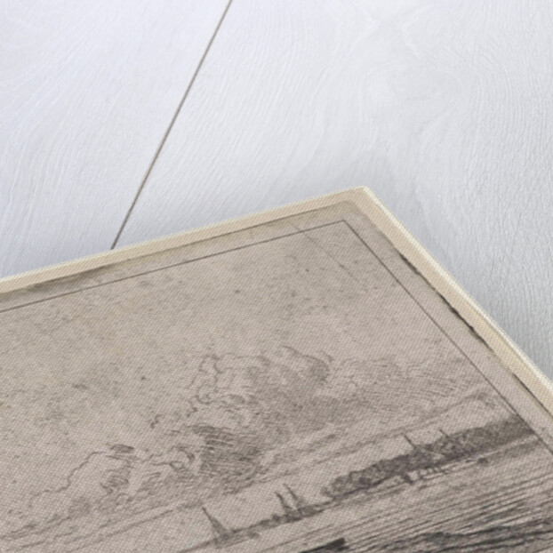 View of the river Lek at Vreeswijk by Jan Weissenbruch