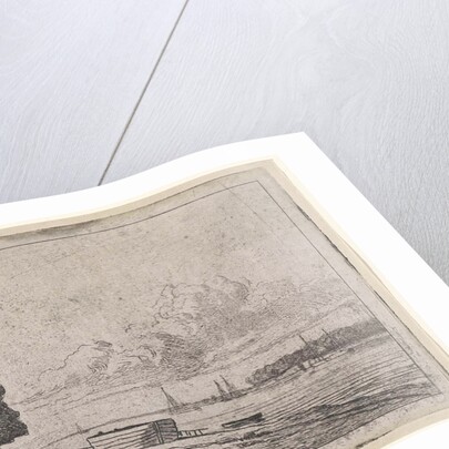 View of the river Lek at Vreeswijk by Jan Weissenbruch