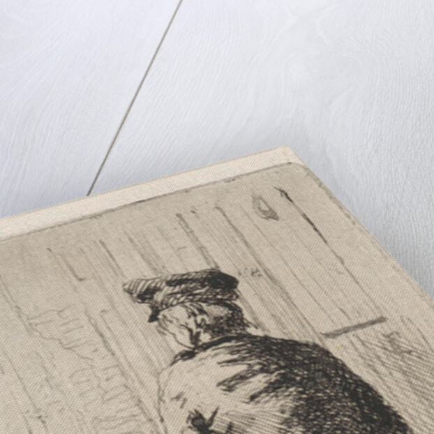 Young man wearing clogs by Jan Weissenbruch