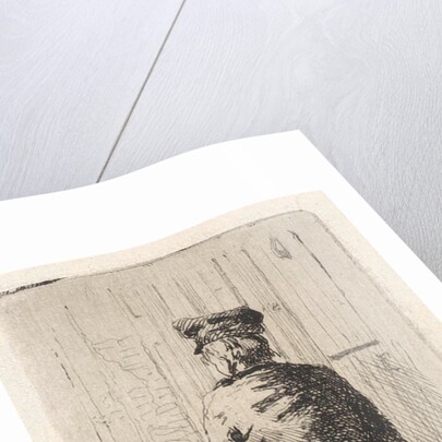 Young man wearing clogs by Jan Weissenbruch