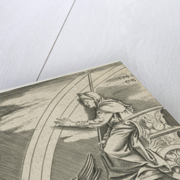 Juno and Aeolus by Marcantonio Raimondi