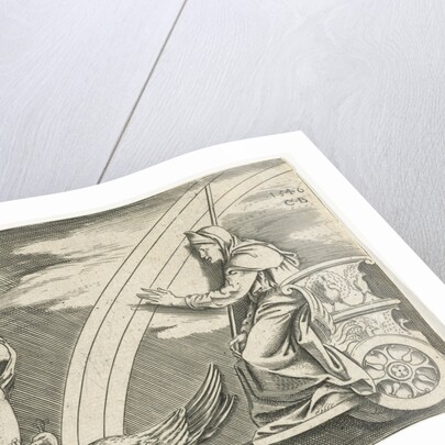 Juno and Aeolus by Marcantonio Raimondi