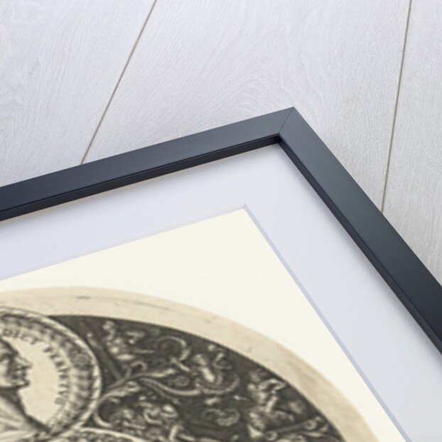 Medallion with Caesar, Claudius and Otho by Theodor de Bry