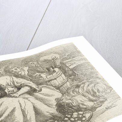 Old woman delouses a girl by Jan van Ossenbeeck