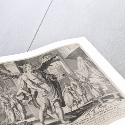 The physician as a devil by Hendrick Goltzius