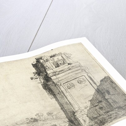 Ruin of Arch of Constantine in Rome by Cornelis van Poelenburch