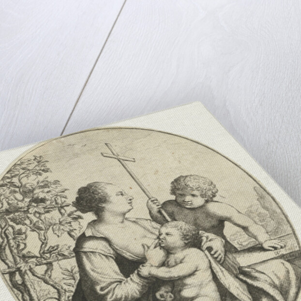 Mary with Christ and John the Baptist by Willem Basse