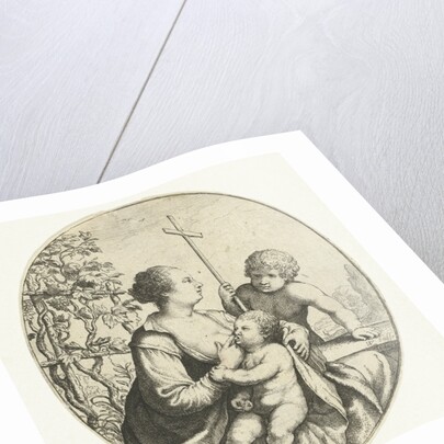 Mary with Christ and John the Baptist by Willem Basse