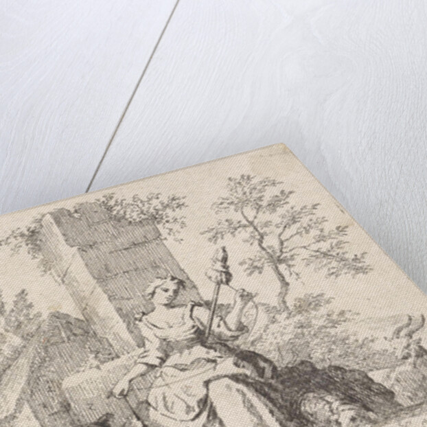 Spinning shepherdess by Paul van Somer II