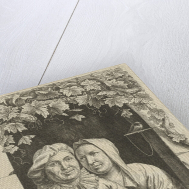 Couple in a doorway by Nicolaes van Haeften