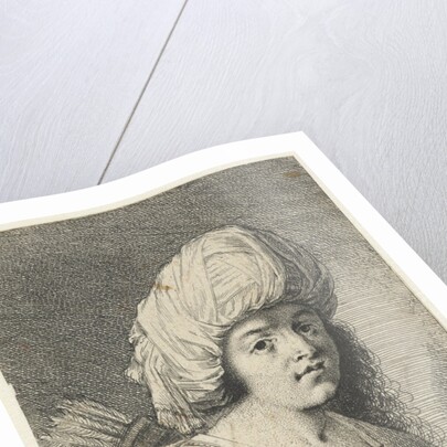 Portrait of a boy with turban, quiver and hammer by Pieter Fransz. de Grebber
