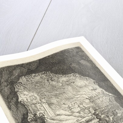 Queen hidden in a cave by Jacob Lescailje