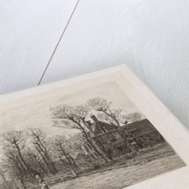 Houses on the Amstel by Elias Stark