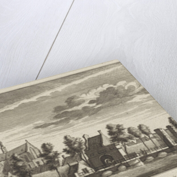 Alkmaar with city gates and the Great Church by Anonymous