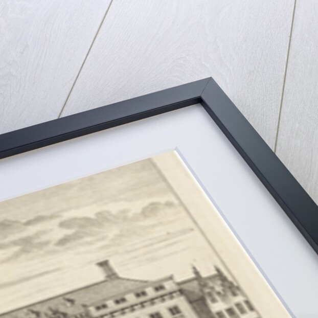 Two views in Alkmaar with the City Hall and de waag, The Netherlands by Abraham Rademaker