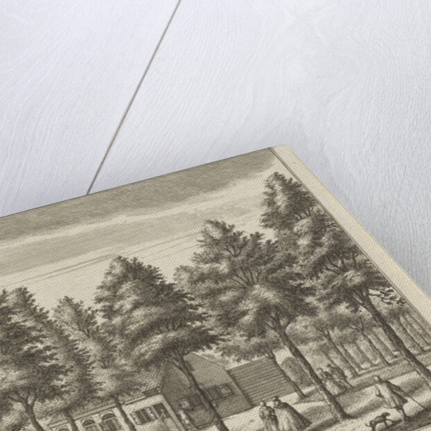 Forest path near Alkmaar, The Netherlands by Abraham Rademaker