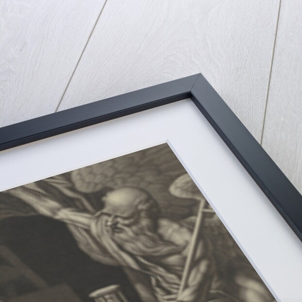 Self Portrait of Michiel van Musscher in allegorical frame by Michiel van Musscher