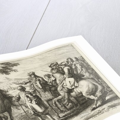 Captains on horseback by Adam Frans van der Meulen