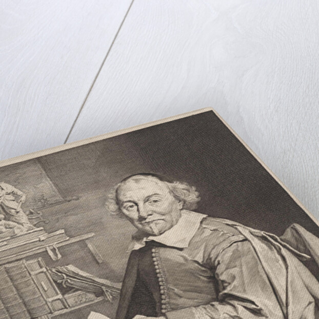 Portrait of Joost van den Vondel by Constantijn Huygens I