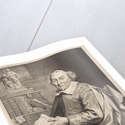 Portrait of Joost van den Vondel by Constantijn Huygens I