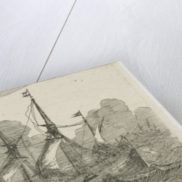 Sailing in rough seas by Pierre Drevet