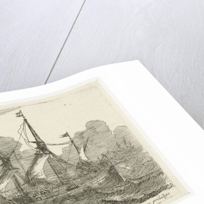 Sailing in rough seas by Pierre Drevet