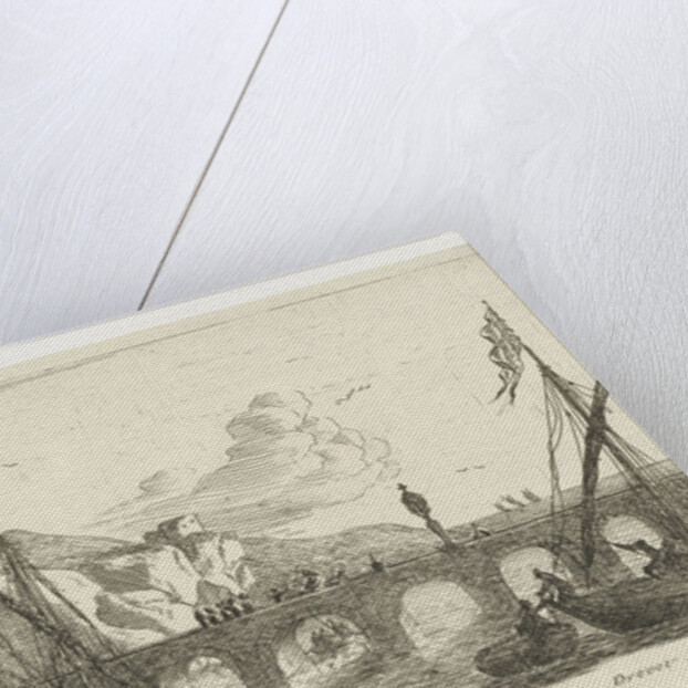 Bridge in ruins by Pierre Drevet