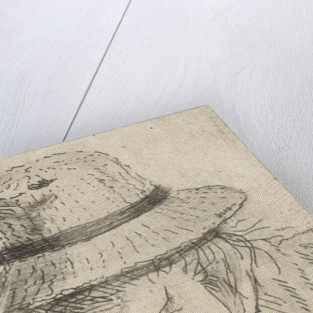 Man's Head with hat and pipe by Louis Bernard Coclers