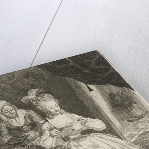 Young woman reading a letter by Louis Bernard Coclers