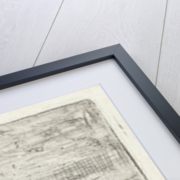 Standing woman on the beach by Jozef Israëls