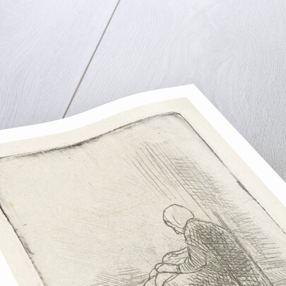 Seated woman by Jozef Israels