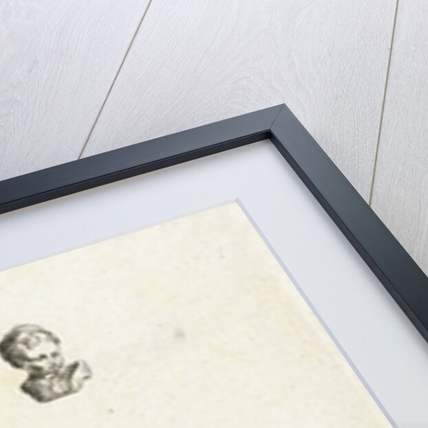 Leaf with eight vignettes by Willem Bilderdijk