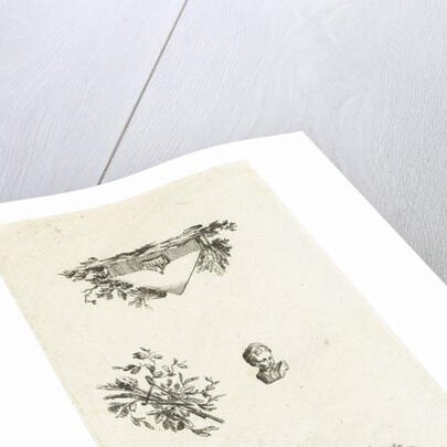 Leaf with eight vignettes by Willem Bilderdijk