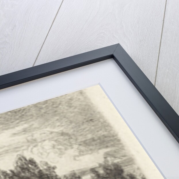 Willows at the waterside by Augustinus Jacobus Bernardus Wouters