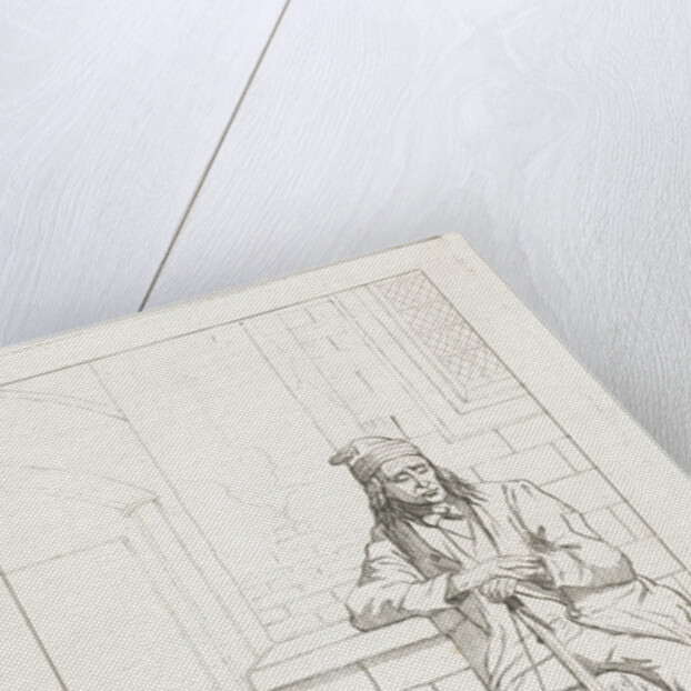 Beggar with dog by Karel Frederik Bombled